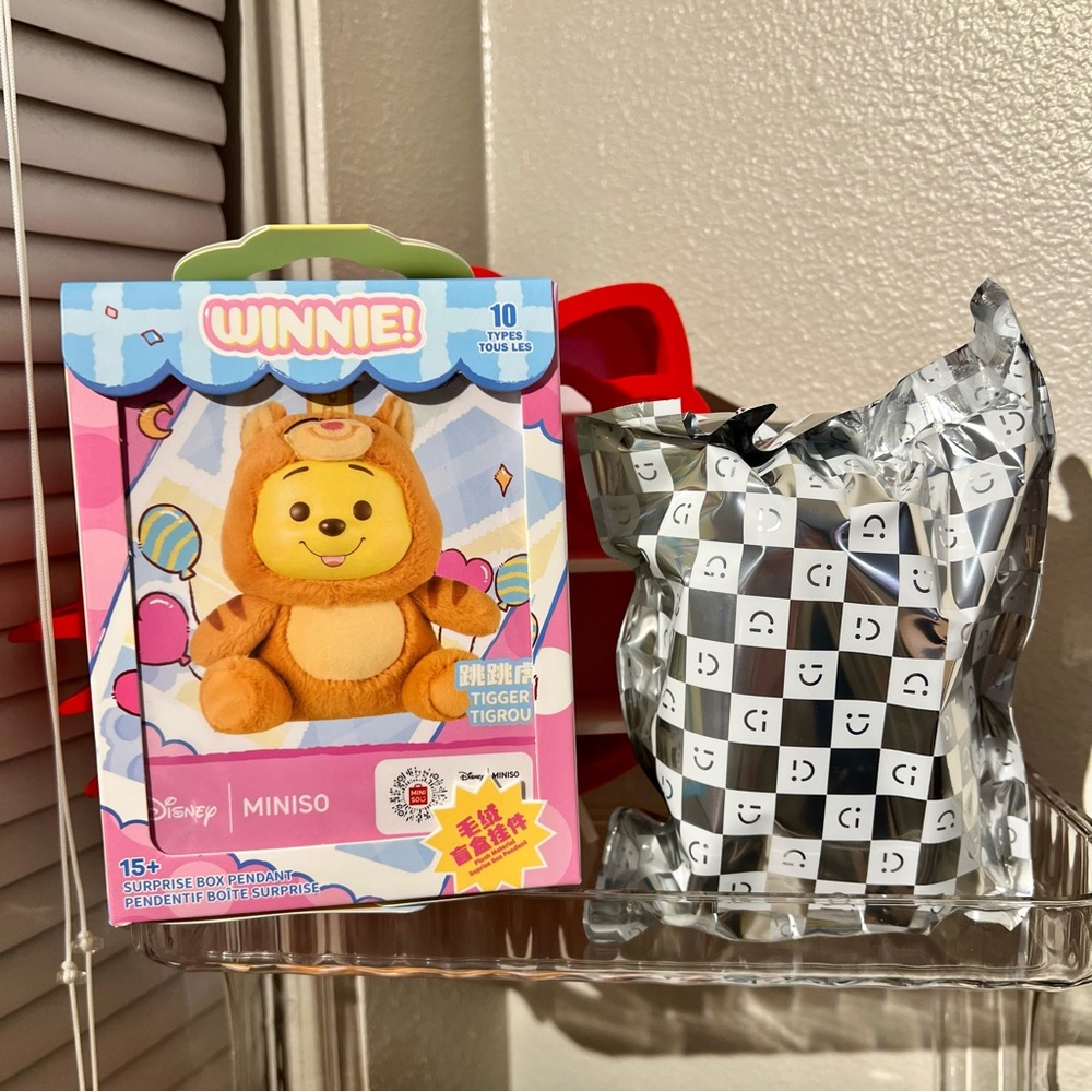 Miniso Disney Winnie the Pooh confirmed Tigger Plush Keychain